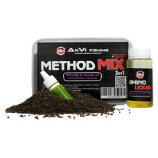 AnVi Fishing Method Mix 3в1 Double Garlic 400г.