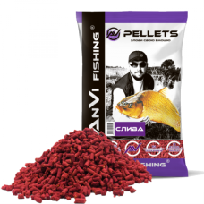 AnVi Fishing Прикорм Pellets СЛИВА 5мм 1 кг.