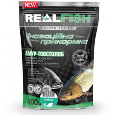 Прикормка REAL FISH Амур-Товстолоб Камиш 900 г