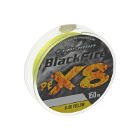 Шнур Flagman Blackfire PE X8 150м Fluo Yellow #0.8 0.148мм