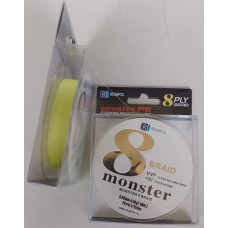 Шнур RUMPOL Monster 8 BRAID UYF+ Si 150 м. 0.06мм. PE#0.1/10lb