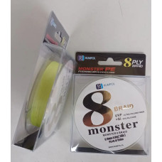 Шнур RUMPOL Monster 8 BRAID UYF+ Si 150 м. 0.10 мм. PE#0.4/15lb