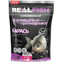 Прикормка REALFISH 1кг Карась малина