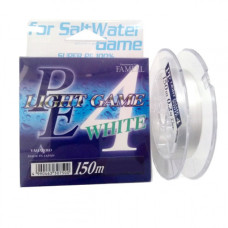 Шнур Yamatoyo PE 4 Light Game 150м #0.6 10lb White NEW