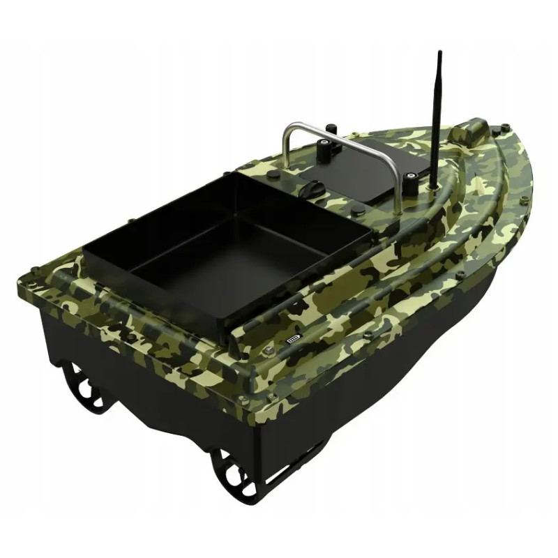 Кораблик для підгодовування D16 із GPS акумулятор 12000 mAh 1 бункер Камуфляж