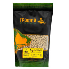 Пеллетс пилячий Squid-Krill 8 мм. 1 кг ТМ Трофей