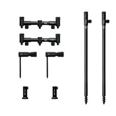 Набір стійок із буз-барами для двох вудилищ Carp Pro Rondel 2 Rods Stand Kit