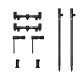 Набір стійок із буз-барами для двох вудилищ Carp Pro Rondel 2 Rods Stand Kit