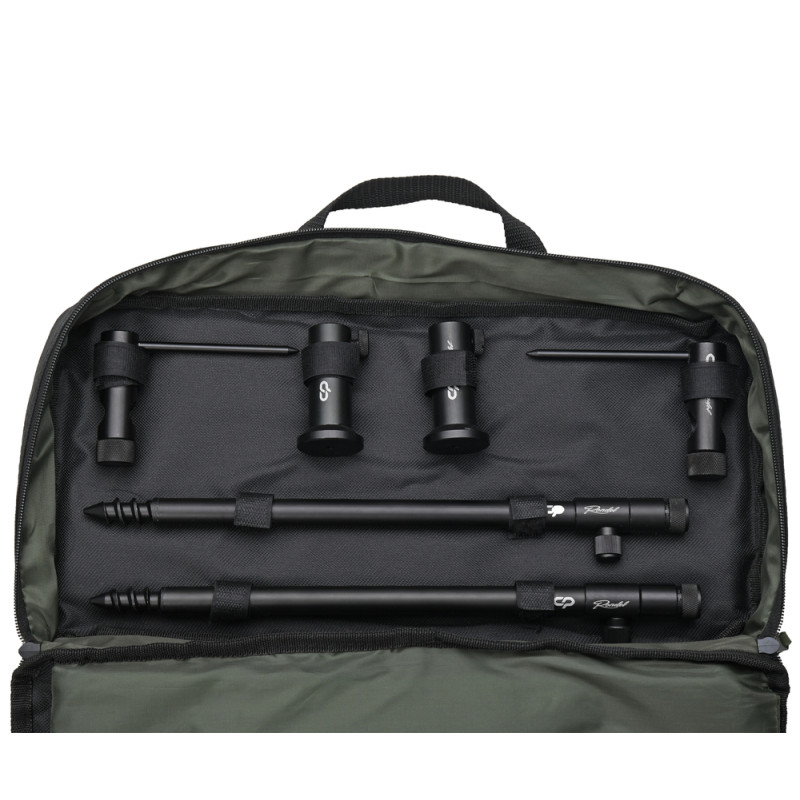 Набір стійок із буз-барами для трьох вудилищ Carp Pro Rondel 3 Rods Stand Kit