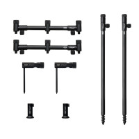 Набір стійок із буз-барами для трьох вудилищ Carp Pro Rondel 3 Rods Stand Kit