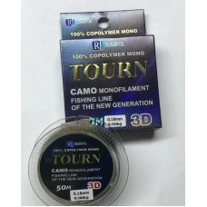 Волосінь 3D RUMPOL TOURN 50m 0.16 mm 8 кг