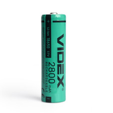 Акумулятор Videx літій-іонний 18650 (без захисту) 2800mAh