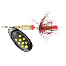 Блешня ZEOX Dominator №3 6г 011 Black/Yellow Dot