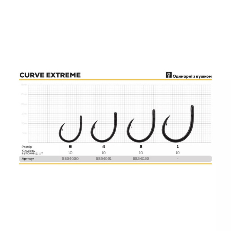 Гачок BKK Curve Extreme №6 (10шт)