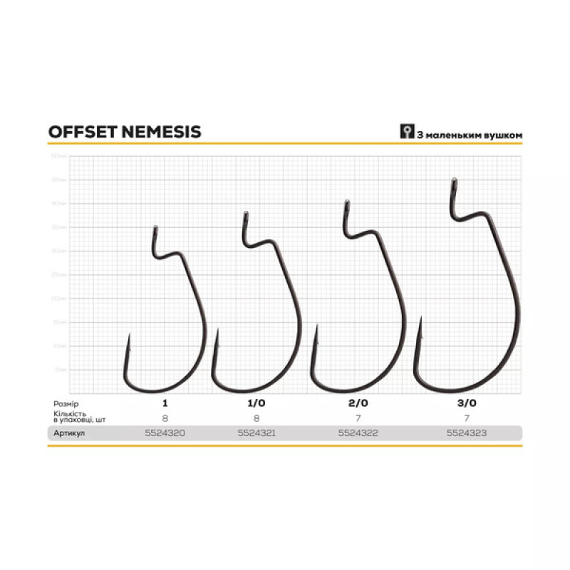 Гачок BKK Offset Nemesis №2/0 (7шт)