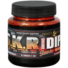 Trinity Baits Amino dip fluro SKR smoke red 100мл