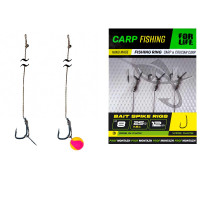 Короповий повідець ProfMontazh з голкою Bait Spike Rigs №8 L-12см 