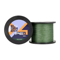 Шнур ZEOX Element PE X4 Moss Green 1000м #3.5