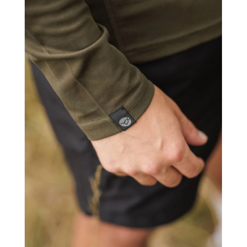 Джерсі Korda Kool UPF Zip Jersey Dark Olive M