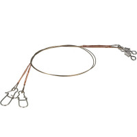 Повідець спінінговий ZEOX 1x7 25см 15кг(2шт)