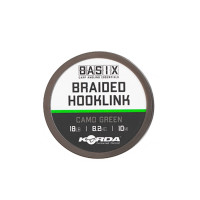 Повідковий матеріал Korda Basix Braided Hooklink Camo Green 18lb 10м