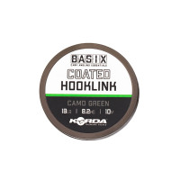 Повідковий матеріал Korda Basix Coated Hooklink Camo Green 18lb 10m