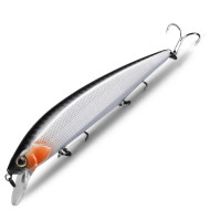 Воблер Bearking Rerange 130SP, 22g, 1,5-2m, колір H Silver Black
