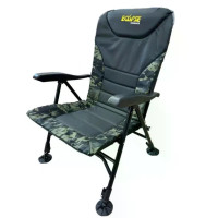 Крісло Eclipse Voyager XL 1010-МS складне коропове з підлокотниками і регулюванням нахилу + чохол