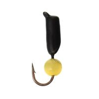 Мормишка Flagman Стовпчик + котяче око Ø2.4мм 0.48г Black Nickel