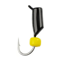 Мормишка вольфрамова Viking Fishing Rigabik+bead 0.62g 2.5mm Black+Y