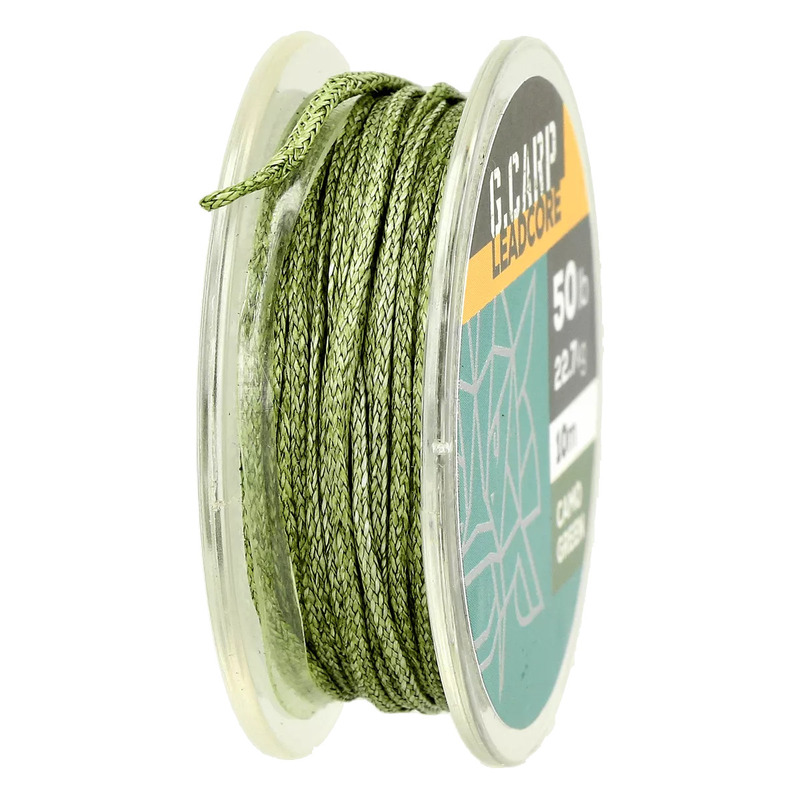 Лідкор без свинцю G.Carp Corefree 10м 50lb Caмo Green