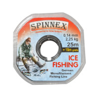 Волосінь Spinnex Ice Fishing 25+10m 0,14 мм