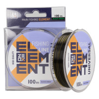 Волосінь ZEOX Element Universal Line 100м Black Green 0.185мм