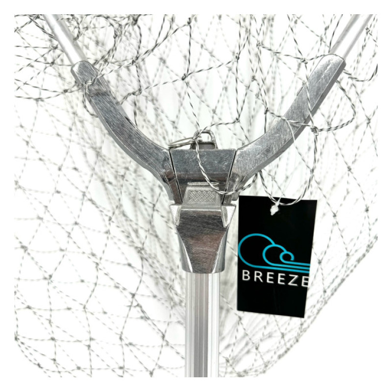 Підсак BREEZE CS-370220-QP трикутний 70см, кордова сітка,  телескоп ручка