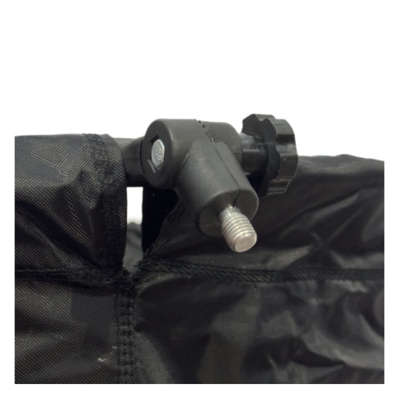 Садок Carp Line Black 2.5м чорні алюмінієві кільця, чорна прогум. сітка, різьба з регулюв. під кілок