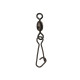 Фідерна застібка з вертлюгом Flagman Feeder Hooked Snap Link Swivels L