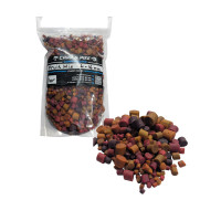 PELLETS CARP & PIKE FRUIT MIX 4-16мм 1кг