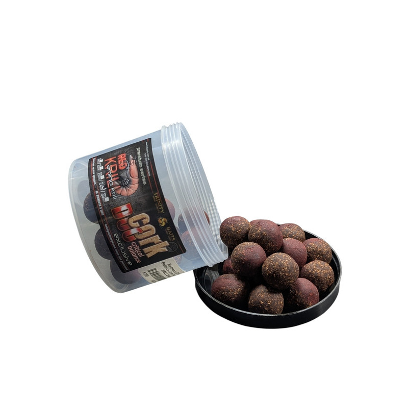 Вафтерси Trinity Baits Critical Balance Cork Duo RED KRILL 24мм