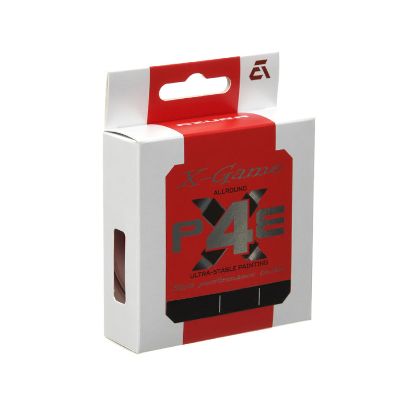 Шнур Azura X-Game PE X4 150м Fiery Red #1.2 0.185мм