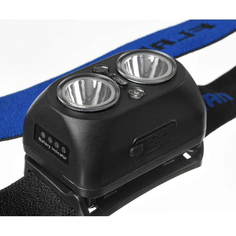 Налобний ліхтар Flagman HeadLamp White+UV (Purple)