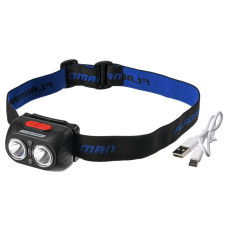 Налобний ліхтар Flagman HeadLamp White+UV (Purple)