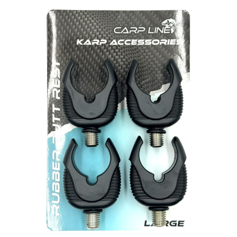 Тримач вудилища Carp Line Butt Rest Large Black 4pcs