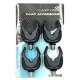 Тримач вудилища Carp Line Butt Rest Large Black 4pcs