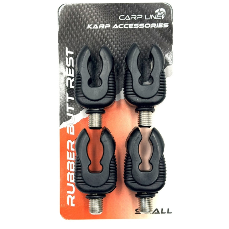 Тримач вудилища Carp Line Butt Rest Small Black 4pcs