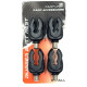 Тримач вудилища Carp Line Butt Rest Small Black 4pcs