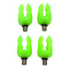Тримач вудилища Carp Line Butt Rest Small Green 4pcs