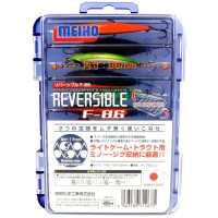 Коробка Meiho Reversible F-86 140x104x22mm к:прозорий