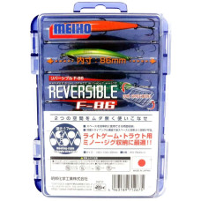 Коробка Meiho Reversible F-86 140x104x22mm к:прозорий