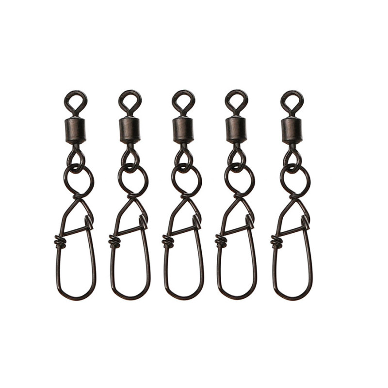 Фідерна застібка з вертлюгом Flagman Feeder German Snap Link Swivels M