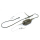 Монтаж короповий FRY Standard Method Arc Flat L на лідкорі (2 гачки) 50г